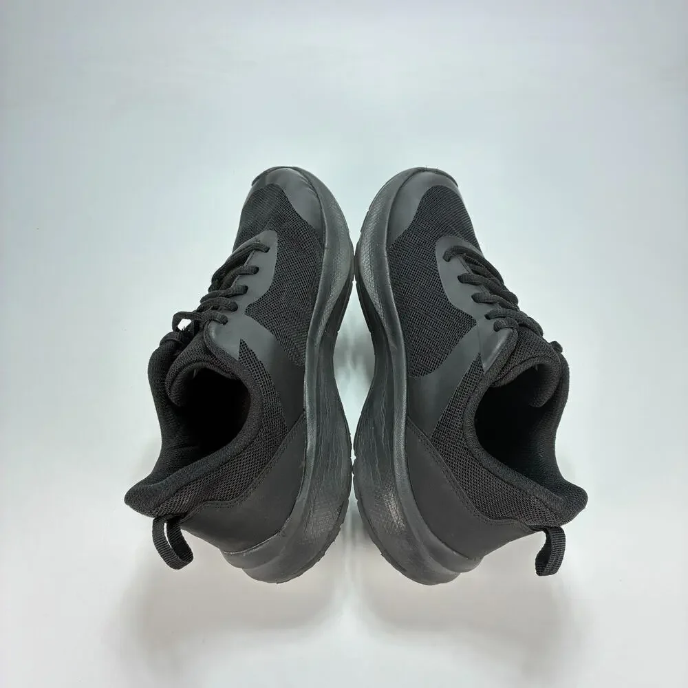 Athletic Works Black Mesh Lifestyle Jogger Cushioned Sneakers Women's Size 9.5